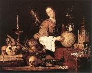 PEREDA, Antonio de Allegory ag oil painting